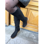 bottes hautes noires/bottes/talon/