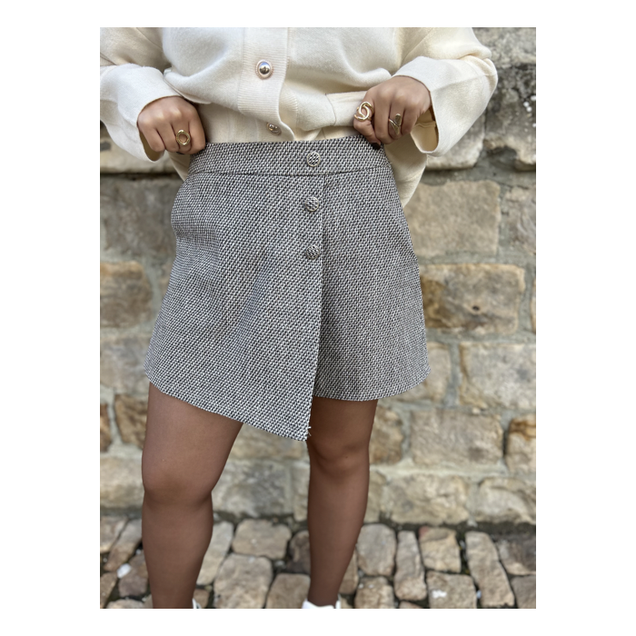 Jupe short/ Jupe short classe/ Jupe short élégante /Jupe short a zip