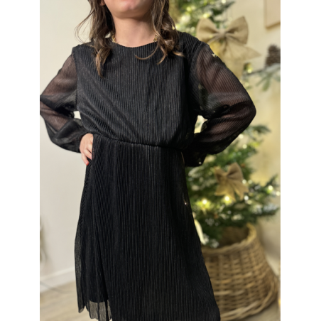 Robe noire élégante pour enfant - Chic et confortable