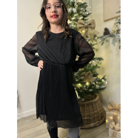 Robe noire élégante pour enfant - Chic et confortable