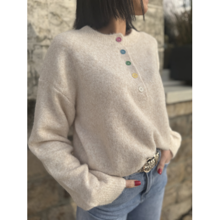 Pull Jaune Clémence Taille Unique - Douceur et Couleur pour Votre Garde-Robe