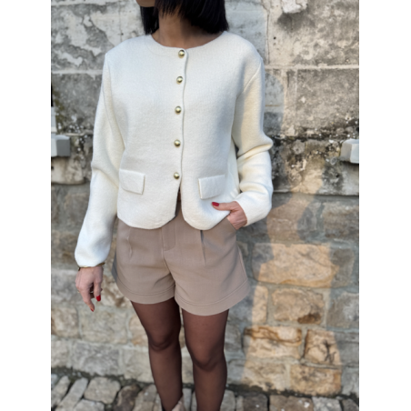 Cardigan blanc - Élégance et Douceur pour Tous Vos Looks