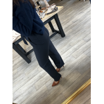 Pantalon Tailleur Bleu Marine Femme | Élégant & Raffiné
