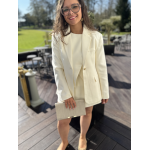 Veste de Tailleur Écru – Élégance & Intemporalité