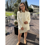 Veste de Tailleur Écru – Élégance & Intemporalité