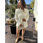 Veste de Tailleur Écru – Élégance & Intemporalité