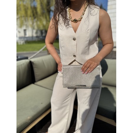 Pochette dorée femme – Accessoire cérémonie chic | Melle Jeanne