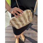 Sac en paille rectangulaire – Accessoire cérémonie chic | Melle Jeanne