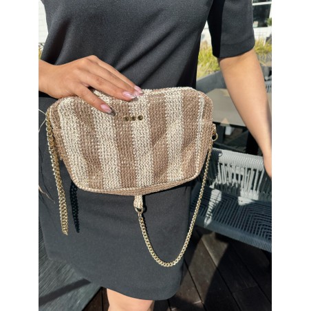 Sac en paille rectangulaire – Accessoire cérémonie chic | Melle Jeanne