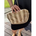 Sac en paille rectangulaire – Accessoire cérémonie chic | Melle Jeanne