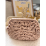 Pochette en paille fermoir claper – Melle Jeanne | Élégance bohème