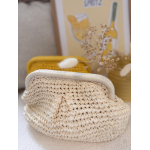 Pochette en paille fermoir claper – Melle Jeanne | Élégance bohème