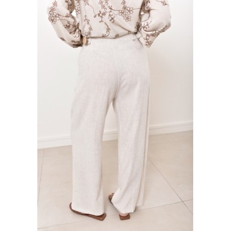 Pantalon large en lin femme – Melle Jeanne | Élégance naturelle été