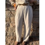 Pantalon large en lin femme – Melle Jeanne | Élégance naturelle été