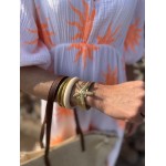Jonc étoile de mer – Acier inoxydable doré | Bijou marin & estival | Collection Le Soleil