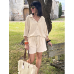 Ensemble éponge short + chemise – Taille unique 36 à 40/42 | Melle Jeanne