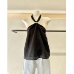 Top noir dos nu femme – Bijou doré | Melle Jeanne