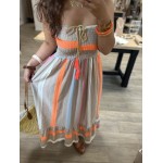 Robe bustier longue colorée – Taille unique 36 à 40-42 – Style bohème