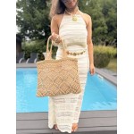 Ensemble crochet blanc – Jupe & top dos nu à nouer | Esprit summer | Melle Jeanne