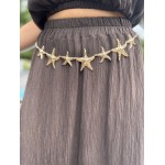 Ceinture fantaisie dorée étoile de mer – Accessoire été bohème | Melle Jeanne
