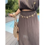 Ceinture fantaisie dorée étoile de mer – Accessoire été bohème | Melle Jeanne