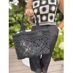 Sac de plage macramé 3 couleurs – l’accessoire tendance de l’été