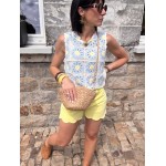 Top crochet marguerite pastel – style bohème rétro