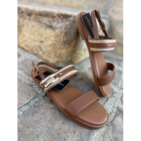 Sandales plates tressées – style bohème du 36 au 41