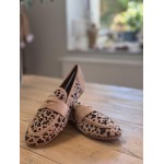 Mocassins Femme Beige et Léopard – Chaussures Élégantes du 36 au 41