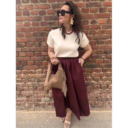 Sac Cuir Femme à Franges – Porté Main, Marron ou Beige