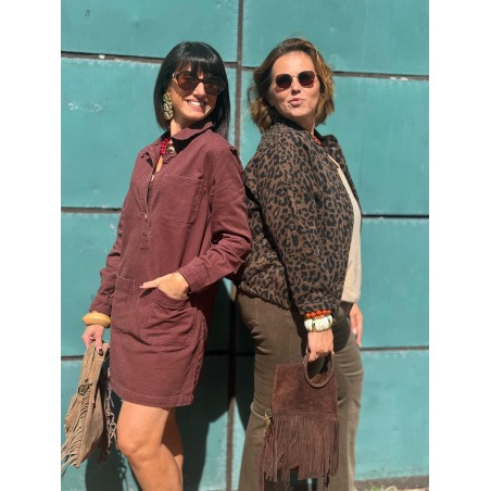 Bombers Léopard Femme – Taille Unique 42 à 48