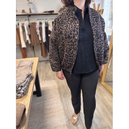 Bombers Léopard Femme – Taille Unique 42 à 48