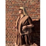 Gilet Sans Manches Moumoute Femme – Beige Rosé (L à XXXXL)