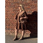 Gilet Sans Manches Moumoute Femme – Beige Rosé (L à XXXXL)