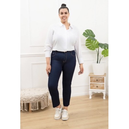 Jean Flared Femme Taille Haute – Brut ou Taupe (38 au 48)