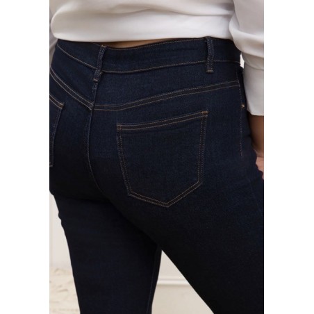 Jean Flared Femme Taille Haute – Brut ou Taupe (38 au 48)