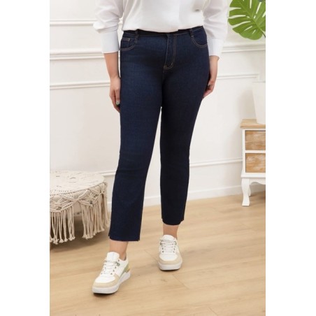Jean Flared Femme Taille Haute – Brut ou Taupe (38 au 48)
