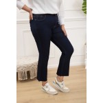 Jean Flared Femme Taille Haute – Brut ou Taupe (38 au 48)