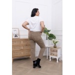 Jean Flared Femme Taille Haute – Brut ou Taupe (38 au 48)