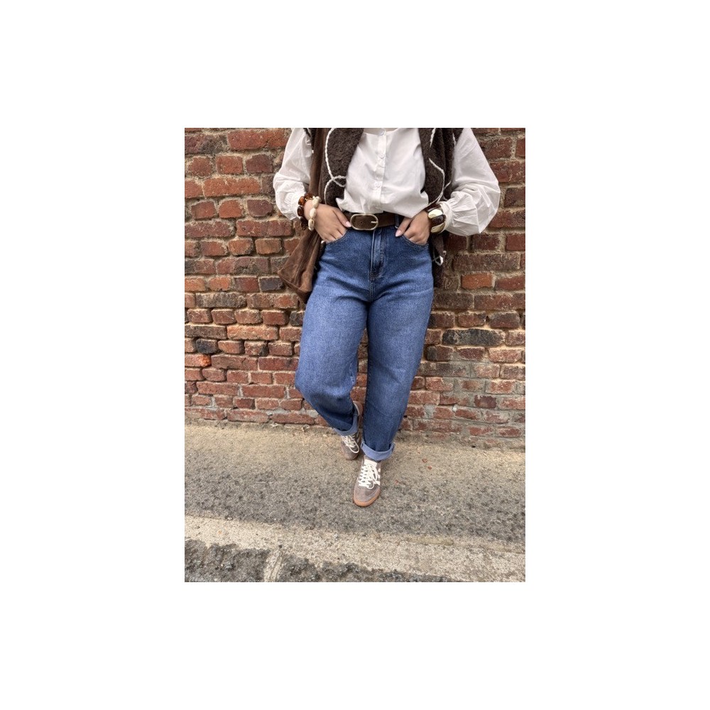 Jean Ballon Femme Taille Haute – Bleu Brut ou Clair (34 au 42) Jean Ballon Femme Taille Haute – Bleu Brut ou Clair (34 au 42)