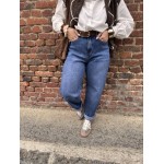 Jean Ballon Femme Taille Haute – Bleu Brut ou Clair (34 au 42)