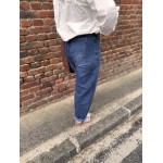 Jean Ballon Femme Taille Haute – Bleu Brut ou Clair (34 au 42)