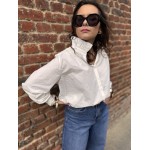 Chemise Fluide Femme Col Victorien – Tailles S à L