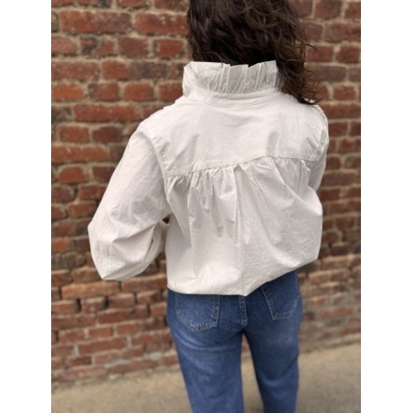 Chemise Fluide Femme Col Victorien – Tailles S à L
