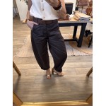Pantalon Ballon Marron Femme – Avec Ceinture (S/M ou M/L)