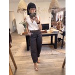 Pantalon Ballon Marron Femme – Avec Ceinture (S/M ou M/L)