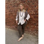 Chemise blanche classique oversize – Grande taille 1/2 et 3/4 | Élégance décontractée