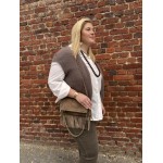 Gilet en laine et mohair sans manches – Grande taille femme | Style élégant