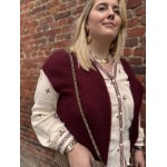 Gilet en laine et mohair sans manches – Grande taille femme | Style élégant