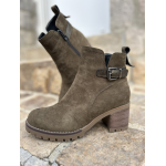 Bottines femme kaki – Chic & confortables | Pointures 36 à 41